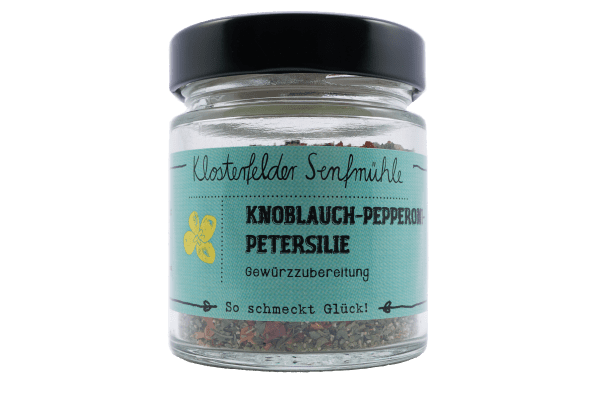 Knoblauch-Pepperoni-Petersilie